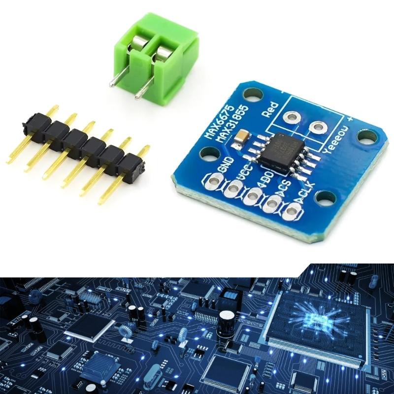 SPI Compatible Thermocouple Temperature Sensors Board For Industrially Monitoring Applications