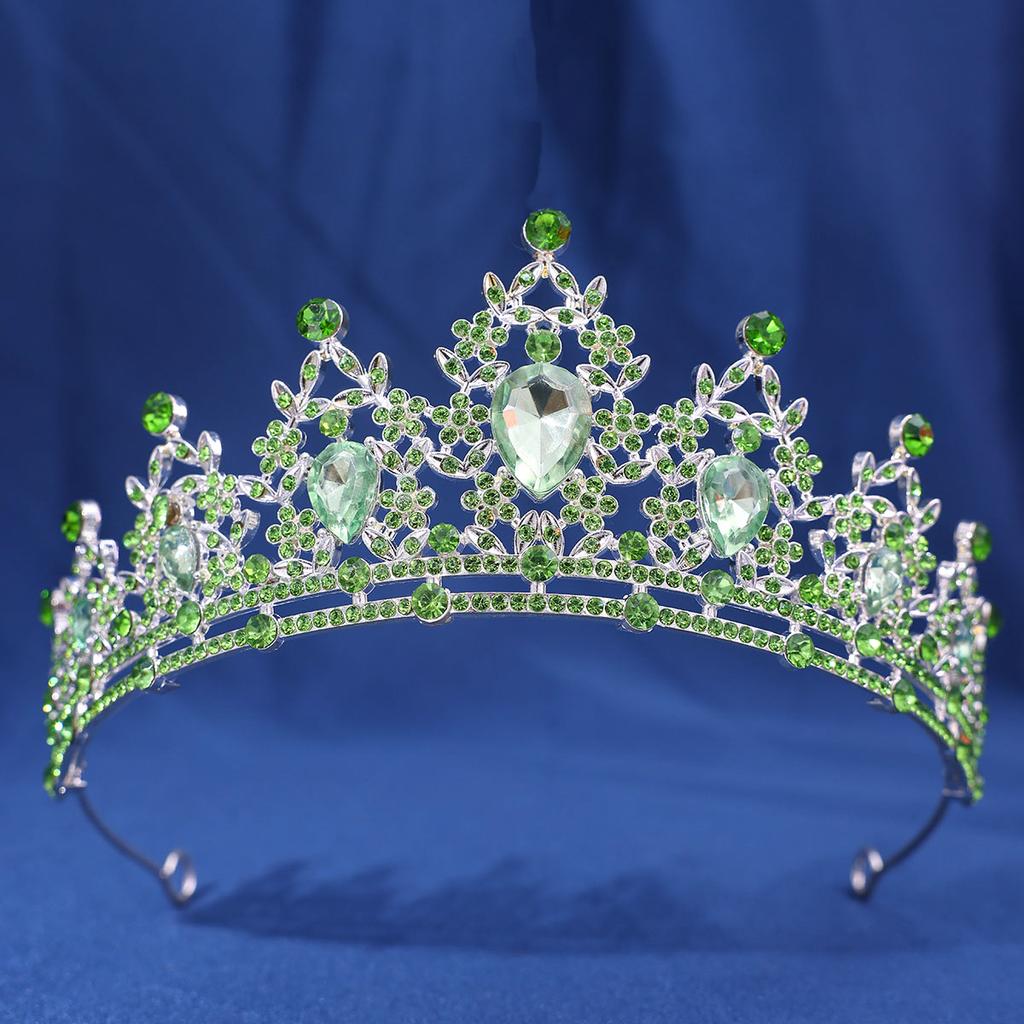 Fashion Crystal Rhinestone Tiaras And Crowns Diadems Headbands For Women Bride Wedding Hair Accessories Jewelry Band