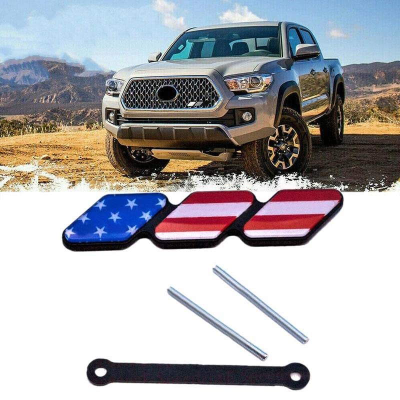 

Американский флаг 3 цвета эмблема на решетку радиатора логотип аксессуары для наружной отделки наклейка на решетку автомобиль грузовик красный