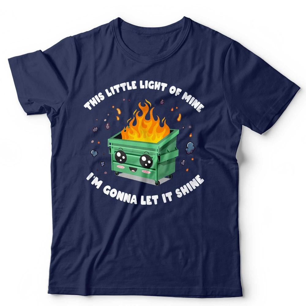 Unisextal Health T Shirt This Little Light Of Mine Unisex Kids Funny Dumpster Fire S