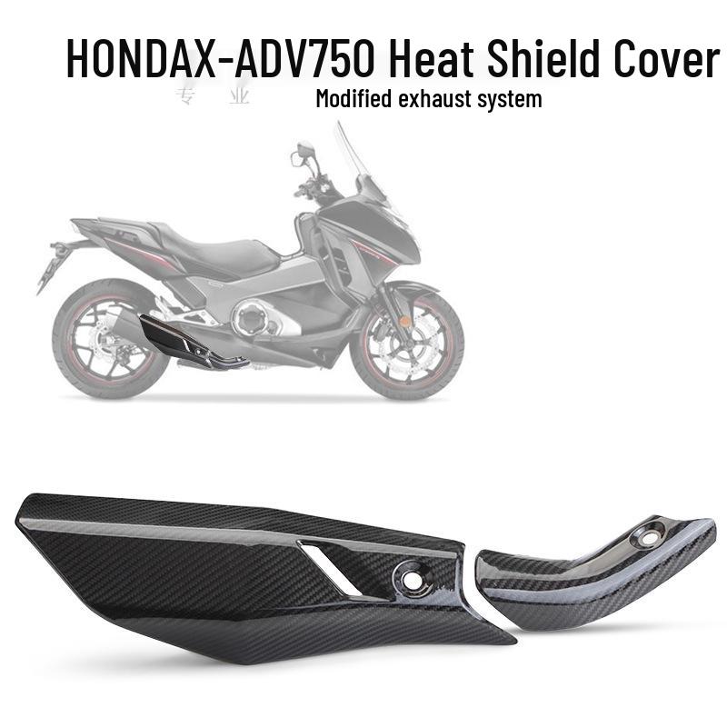 Мотоцикл Скутер XADV750 Углепластиковый Термоэкран Выхлопной Трубы