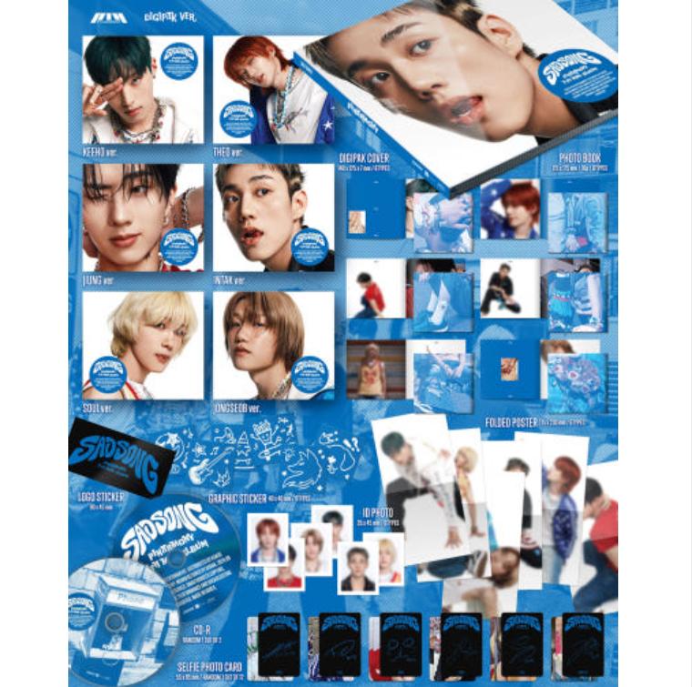 P1Harmony Mini 7th Album “SAD SONG” Digipack Version (Random)