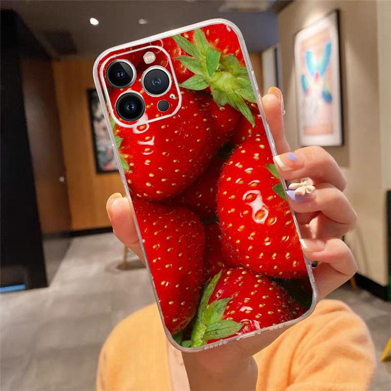 

Чехол для телефона с фруктами для iphone 15 14 Pro Max 13 12 11 Pro Max XSMax XR 12 13 mini 14 Plus iphone 15