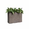 ARTEVASI Jardiniere haute - SYDNEY - Plastique - Taupe - 80 cm - 50 L - Dimensions: 79.5x29.5x68cm
