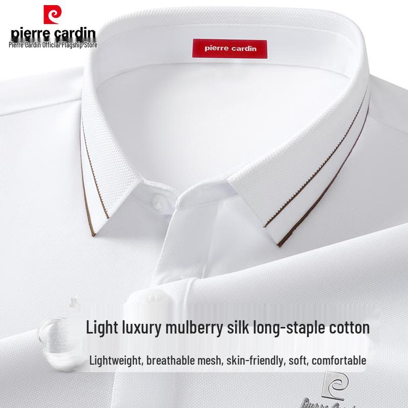 Pierre Cardin Men's Silk Blend Moisture-Wicking Polo Shirt