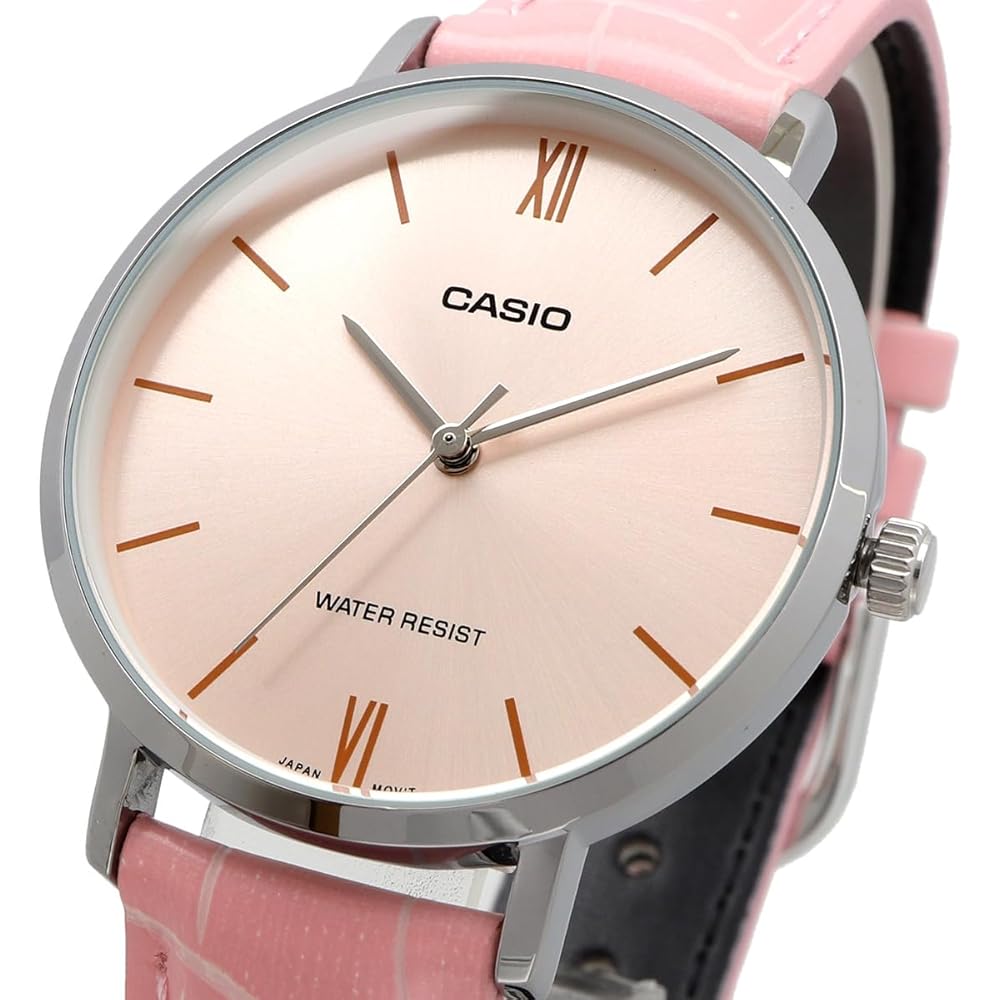 Casio LTP-VT01L-4B Quartz Women's Watch Pastel Pink Analog Design