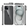 For iPhone 15 Case Shockproof TPU+PC Phone Back Cover with Metal Lens Kickstand