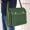 Thickened Canvas Tool Bag: Large, Wear-Resistant, Multifunctional Carpenter and Electrician Crossbody Pouch.