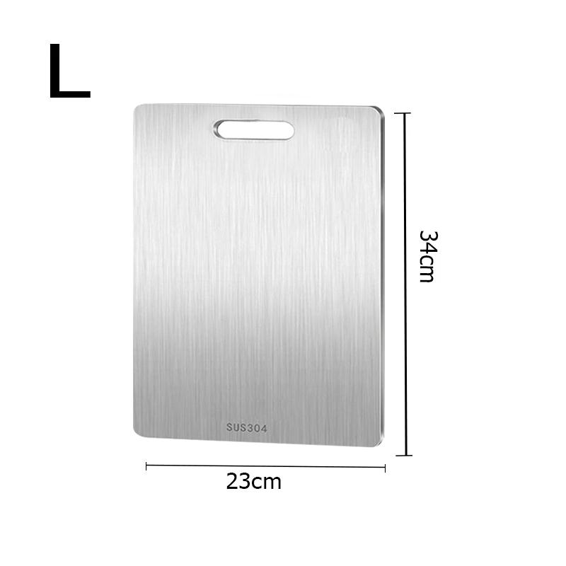 Stainless Steel Cutting Boards Multi-Purpose Double Sided Chopping Boards for Cutting Meat Fruit and Vegetable Food Grade Board