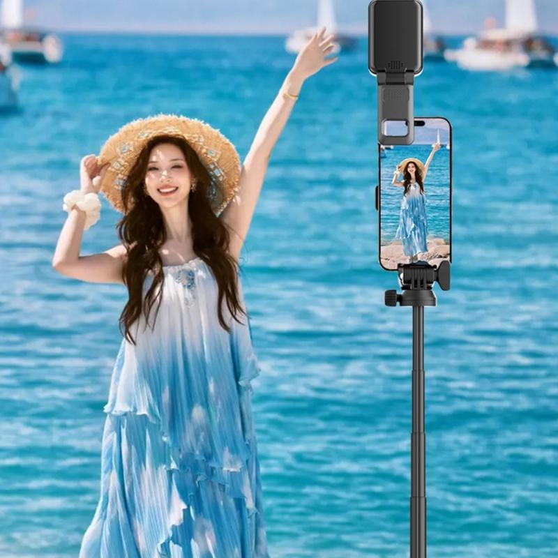 Innovative Mobile Rear Selfie Studio Voice Syncing Foldable Design Build-in 850mAh Battery USB C Connection for Live