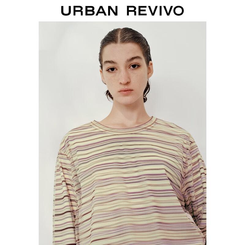 UR Women's Color Block Stripe Long Sleeve T-Shirt