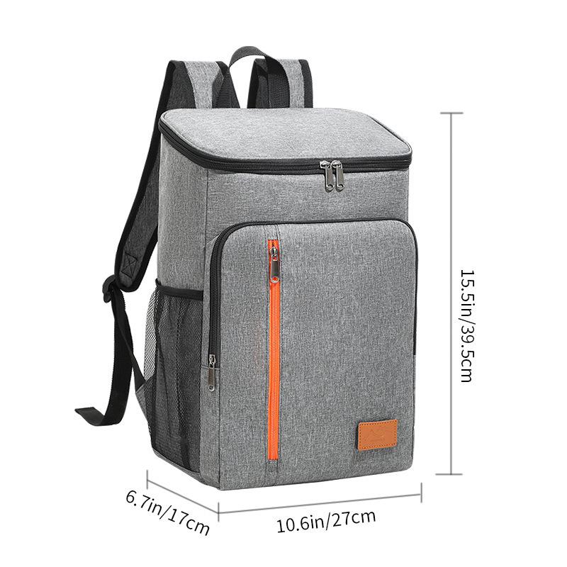 Cross-border Large Capacity Insulated Backpack with Portable Ice Packs for Camping