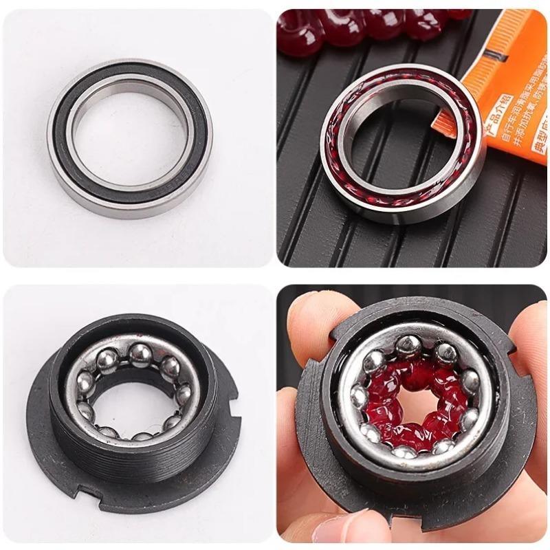 1PCS Bicycle Aluminum Grease Gun Aluminum Alloy MTB Bike Bearing Hub Grease Syringe Bicycle Oil Lubricant Cycling Accessories