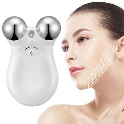 EMS Mikrostrom Gesichtsmassage Edelstahl Doppelkopf RF-Therapie Massagegerät Hautlifting Straffung Schönheitsgerät