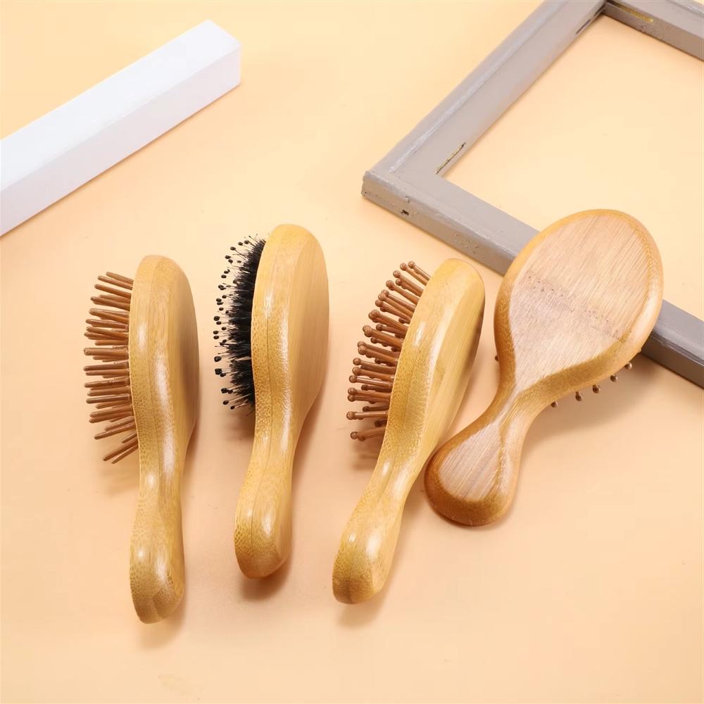 Low Moq Mini Brush Bulk Pocket Travel Small brush Long Short Wet Dry Hair Scalp Massage Gifts for Wedding