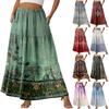 Women's Casual High Waist Drawstring A-line Skirt Color Skirt With Pockets