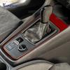 Echter Weicher Kohlefaser-Aufkleber für SEAT Ateca 5F 2016-2025 Cupra Ateca 5F 2018-25 Linkslenker Rechtslenker Manuell/Automatik Auto Schaltknauf Verkleidung