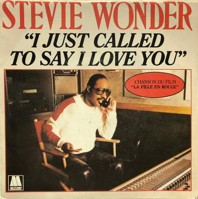 7inch Record STEVIE WONDER - I Just Called To Say I Love You ZB61451 Motown 1984 France Soul/Funk Used