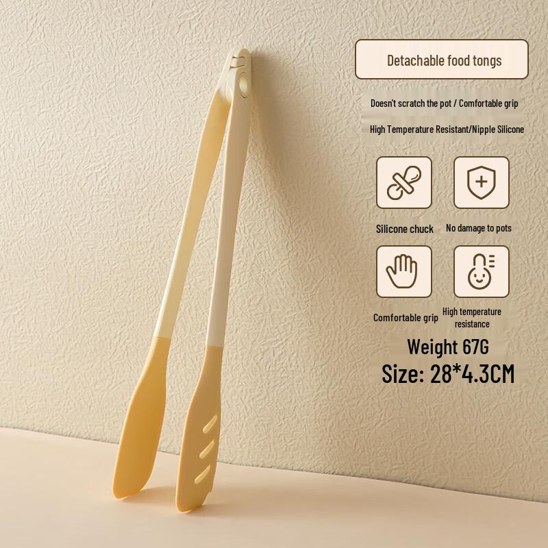 Multifunctional Silicone Tongs Set