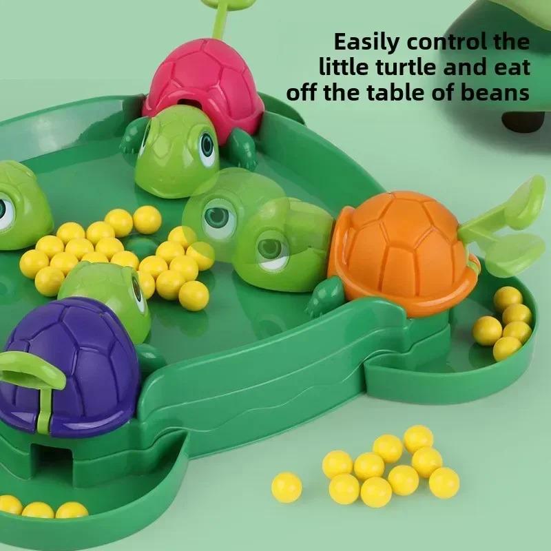Kids Desktop Competitive Games Turtles Eat Beans Safe Parent-Child Interaction Entertainment Game Educational Relieve Stress Toy