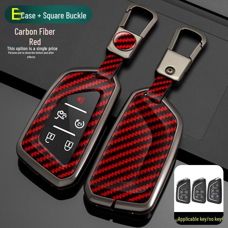 Premium Key Case for Cadillac XTS, SLS, Seville, CTS, SRX, Escalade, ATS - Men's Luxury Accessory