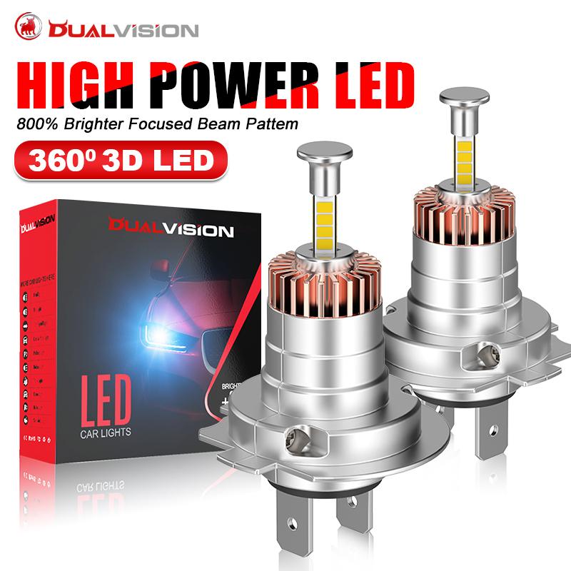 

2PC 300W 80000LM Led Light 3D H7 LED Car Headlight Bulb Canbus for Car 360 Turbo LED Mini HeadLamp Size Wireless with Fan 6000K plug and play