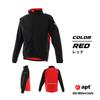 [apt'] APT Windbreak Cycling Jacket - Winter Cycling Wear, Windproof, Warm, Windbreaker (Black, Size S)