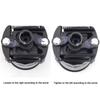 Cast steel Two Jaws Oil Filter Wrench Adjustable Multifunction Heavy-Duty Metal Separator U Type 60-80mm