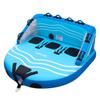 Towable Tubes for Boating, 3-Rider Inflatable Towable Tube for Boat to Pull, 231 kg Capacity Water Sports Boating Tubes - with Full Nylon Cover, Dual