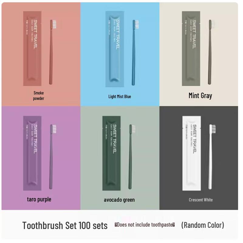 Shengbilai Disposable Hotel Toothbrush Set