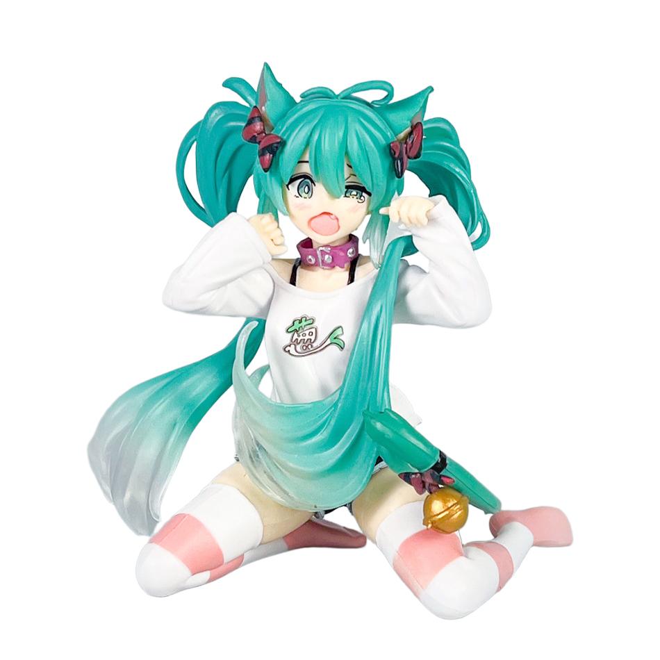 

21cm Sexy Girls Hatsune Miku Anime Figure Fashion Subclture Miku Action Figure Xmas Present PVC Collection Model Doll Playthings