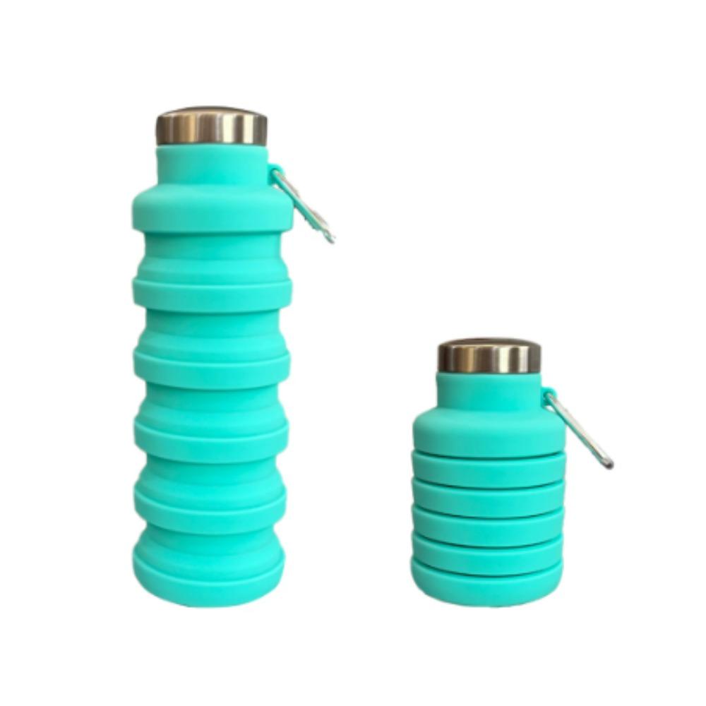 Portable Silicone Water Bottle Retractable Folding Coffee Bottle Cups E Outdoor Travel Tools Collapsible Sport Bottles