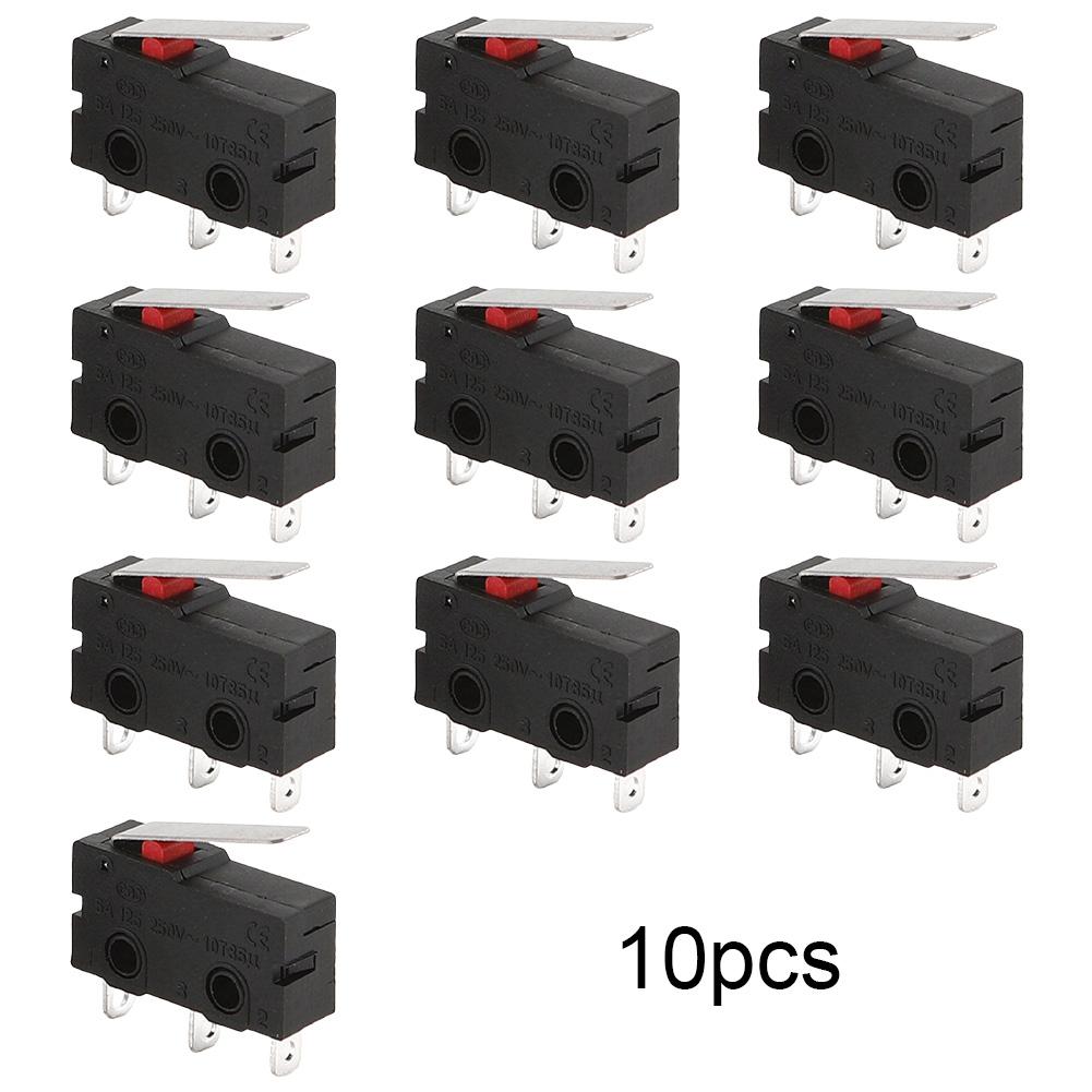 1pc KW Series Limit Switch Sensitive Compact Tripod Limit Switch With Handle For Electrical Equipment Accessories