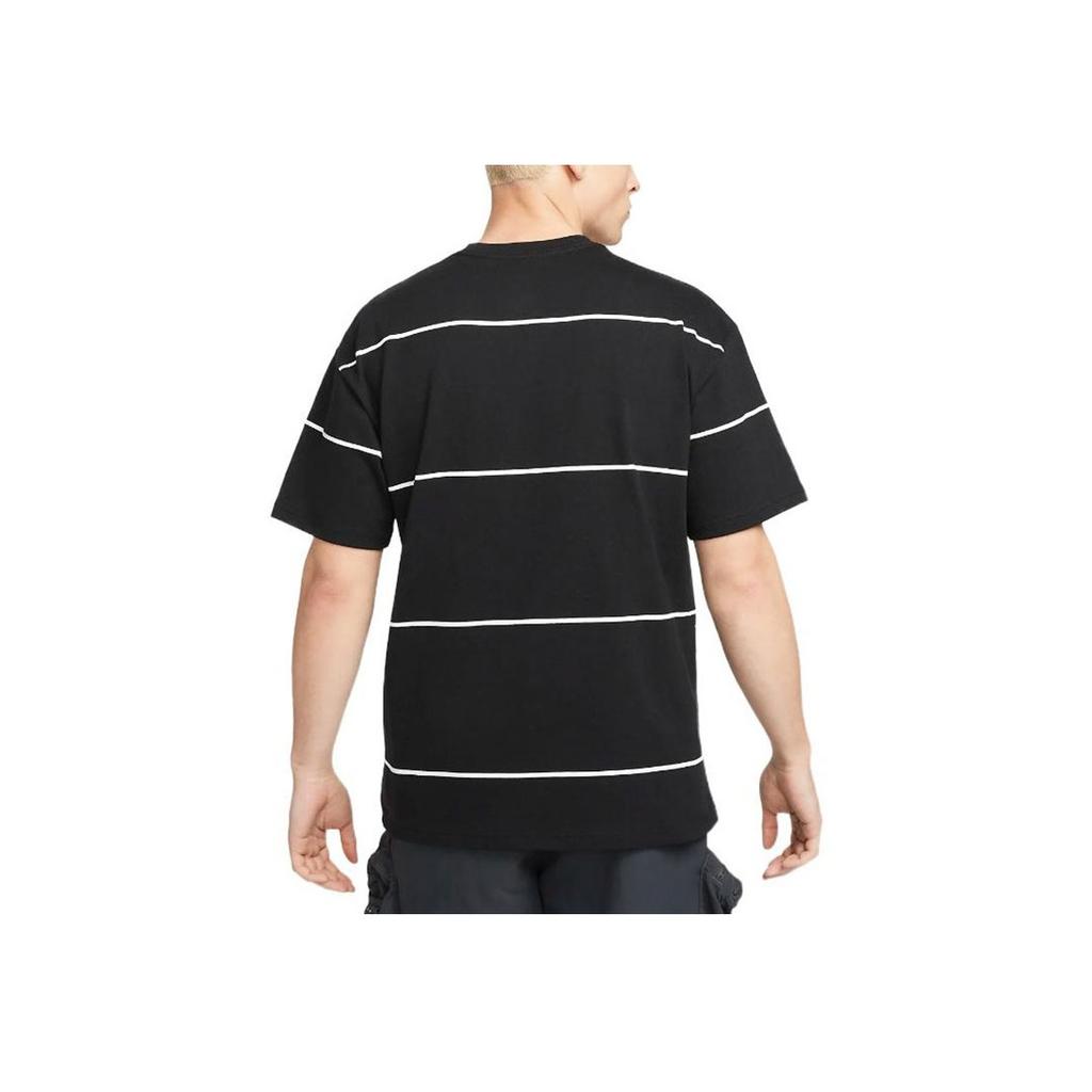 Nike SS22 ACG Striped Crew Neck Short Sleeve T-Shirt Men Tops Black DQ4957-010