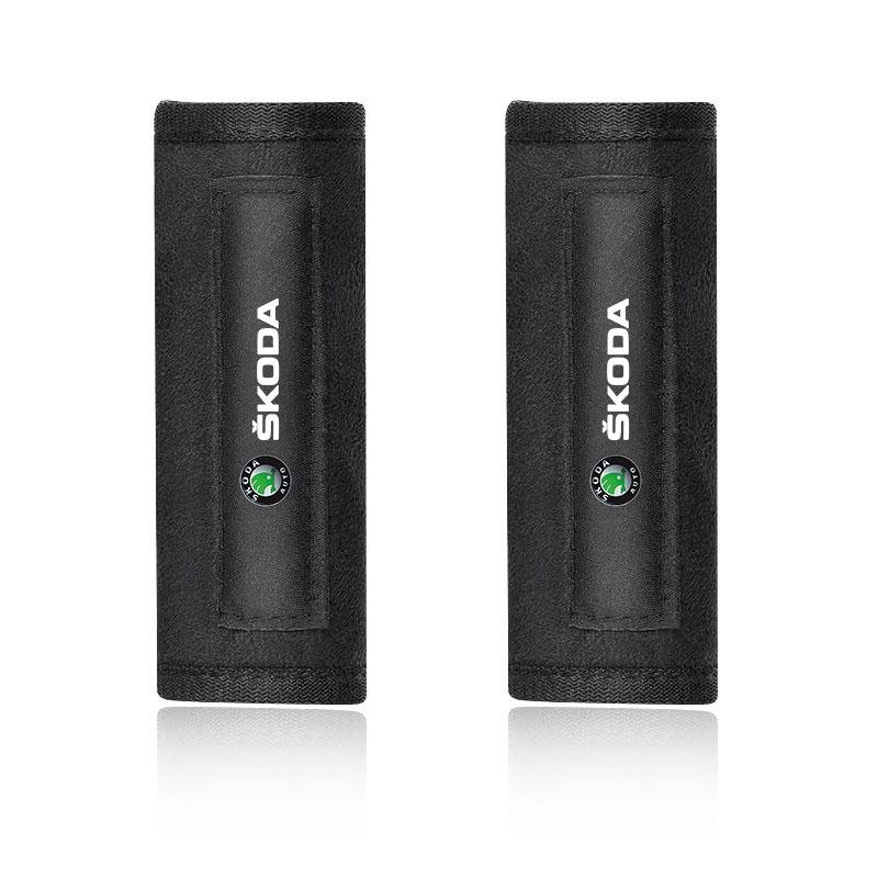 

4 шт. Автомобильные перчатки-ручки для крыши, подлокотника, защитные чехлы, аксессуары для Skoda Octavia Fabia A7 Kamiq Kapoq Kodiaq Rapid SCALA Superb Yeti Derivati 2PCS