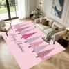 Christmas Pattern Square Area Rug Comfort Indoor Floor Carpet For Home Holiday Gift