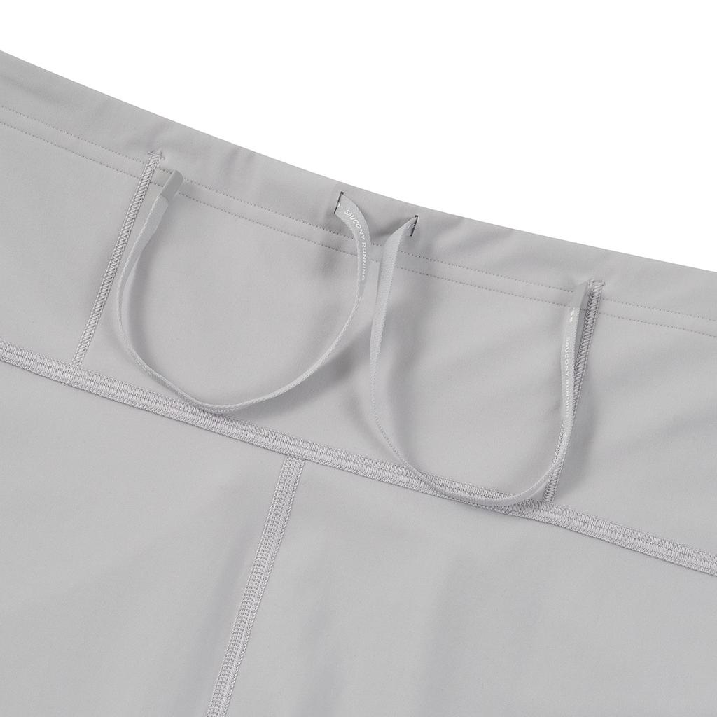 SAUCONY Speed Running Series Fashion Soft Comfortable Casual Four-Point Sports Shorts Unisex Shorts Moon-Shadow-Gray SA2250LG61T-GR135