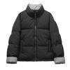 Down jacket women's new short contrasting color bread jacket small white duck down warm winter coat