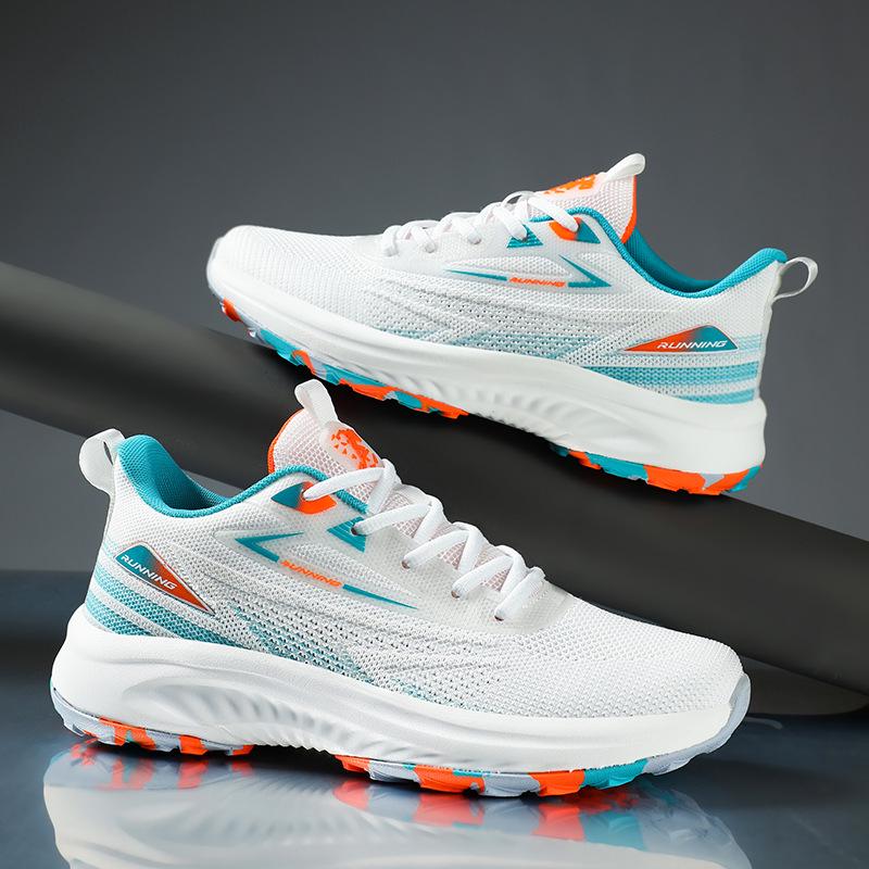 

Мужские 2025 Дышащие сетчатые кроссовки больших размеров с амортизацией для подростков и пар Size 44