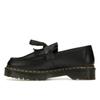 Dr. Martens Adrian Yellow Stitch Leather Tassel Loafer Black Unisex Sneakers 22209001