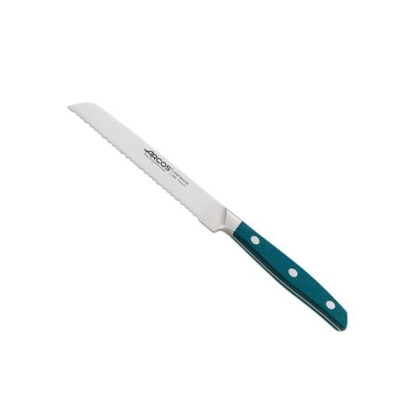 Couteau à tomate - Arcos - Brooklyn - 13cm - Acier inoxydable - Manche en micarta turquoise