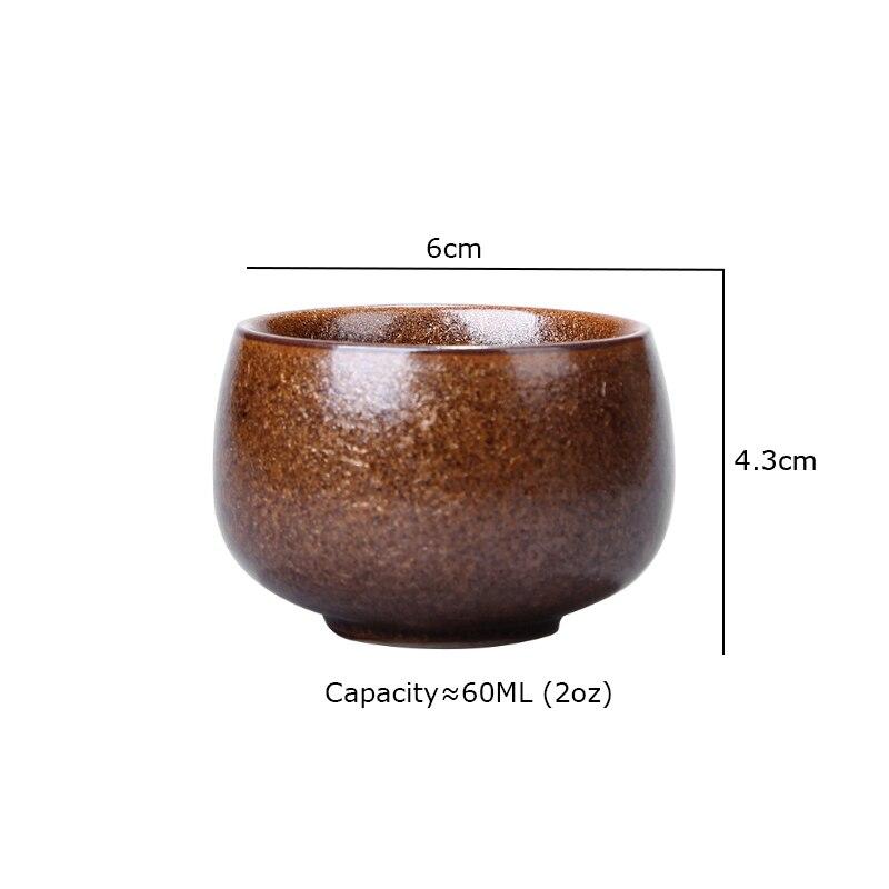 Zen Ji tea set kung fu tea cup Jianzhan tea cup tea bowl tea ceramic tea cup tea cup master pu er cup antique crystal glaze cup