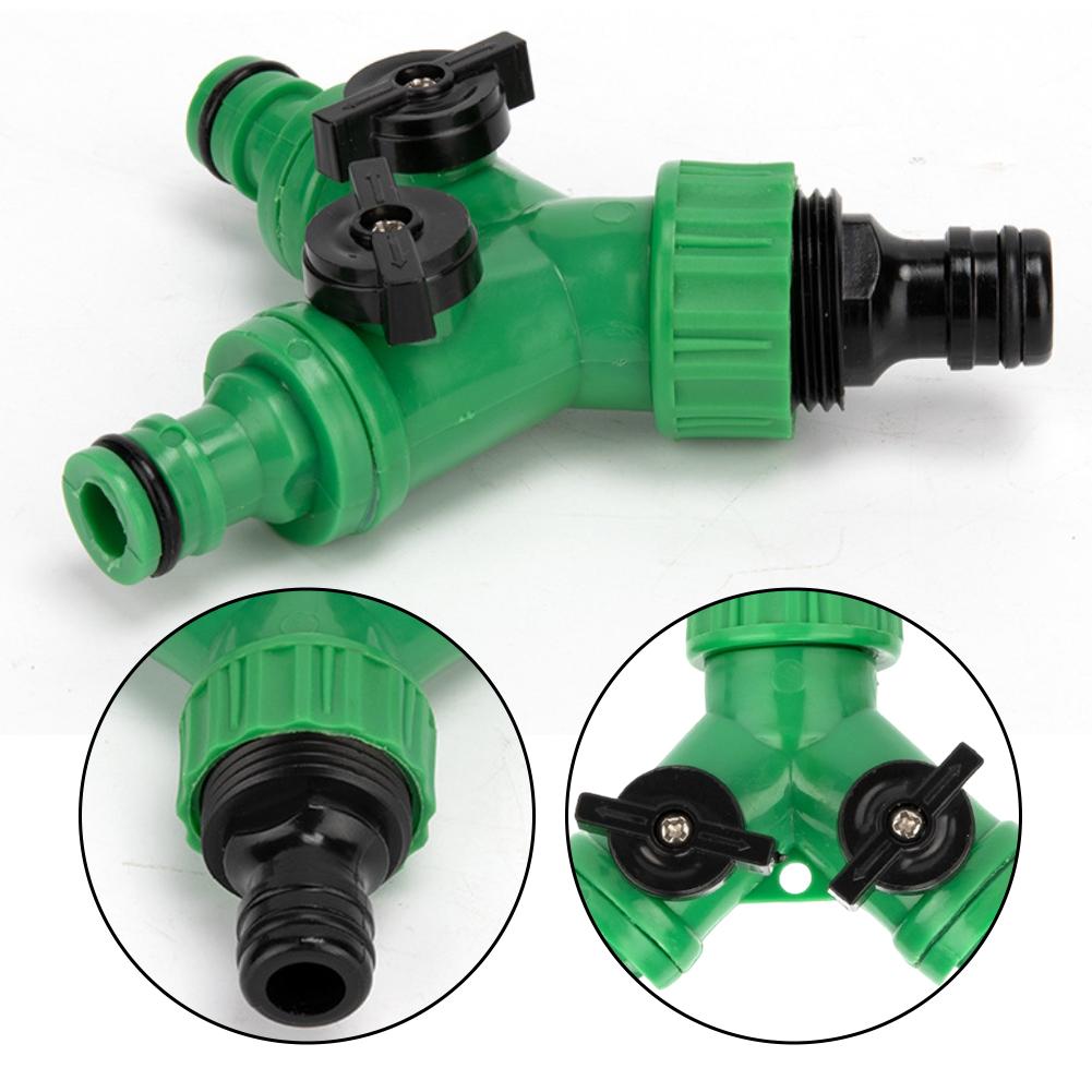 ABS Plastic Construction 3-way Hose Splitter Inner Sealing Rings