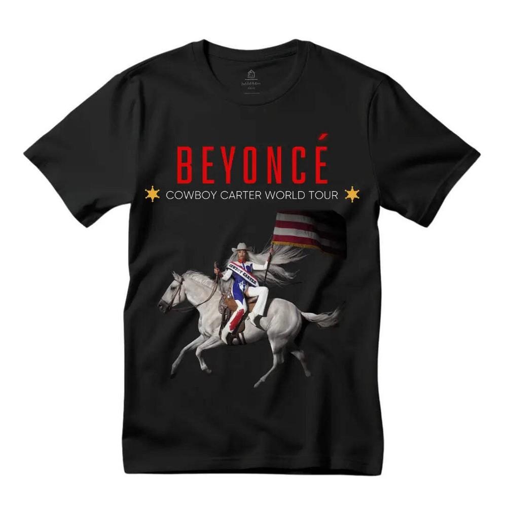 

Cowboy Carter World Tour Concert ShirtBlack Tee for Fans Unisex T-Shirt M