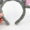 Plush Mouse Ears Headbands Cartoon Animal Ears Hair Hoop Cute Bear Ears Hairband Halloween Party Costume Photo Props