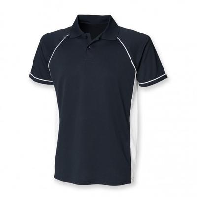 Erkek Panel Performans Spor Polo Tişört