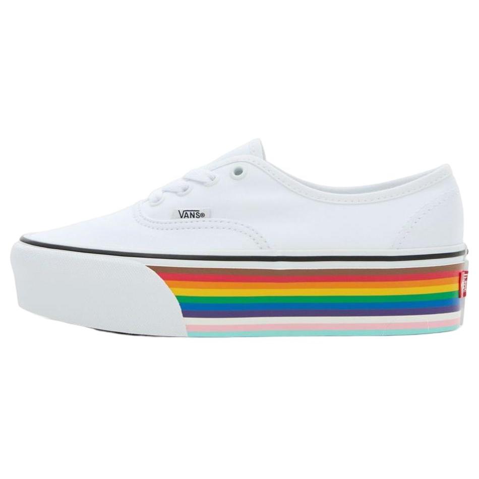 

New Vans Authentic Series Pride Low Top Skateboard Shoes Unisex White VN0A5KXXRNC 42.5