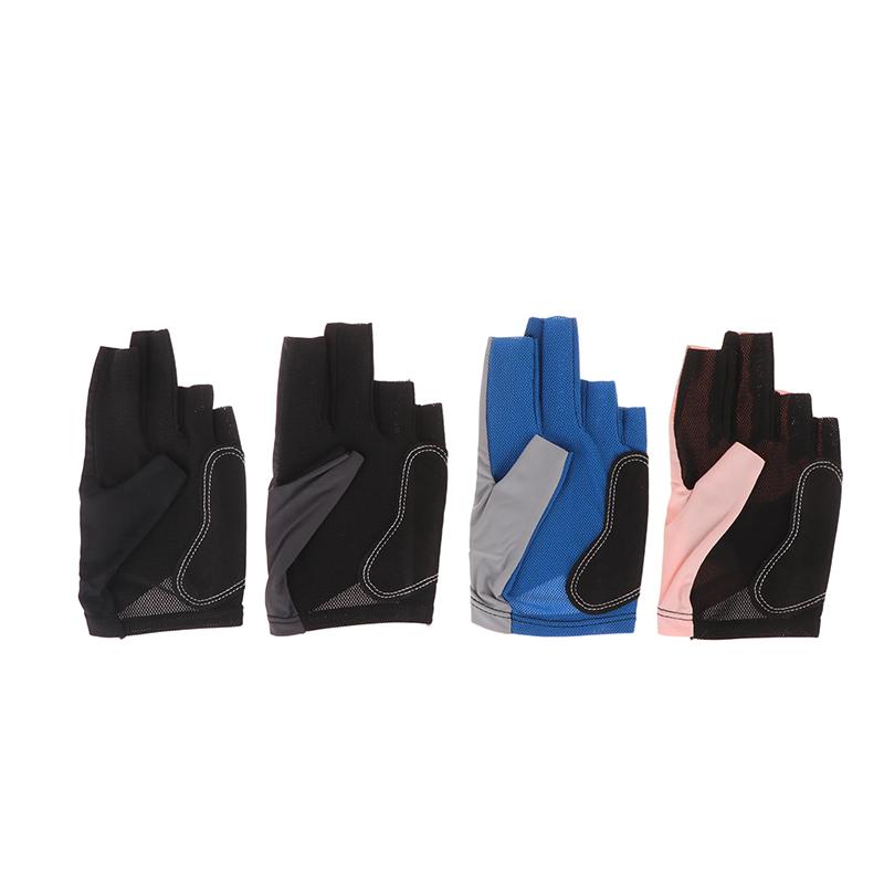 One-Piece Professional Billiards Gloves With Three-Finger Left-Hand Men'S Ice Silk Breathable Professional Billiards Gloves