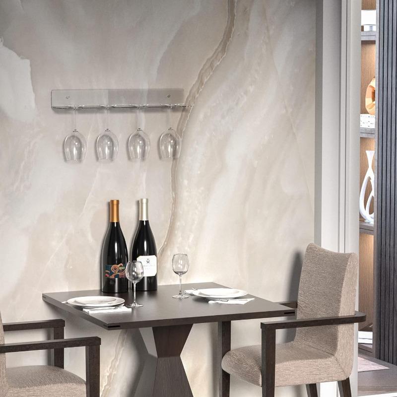 Champagnerwandhalter für Party Klarer Acryl Champagnerglas Halter Ständer Stielgläser Champagnerturm Hält Flötenständer