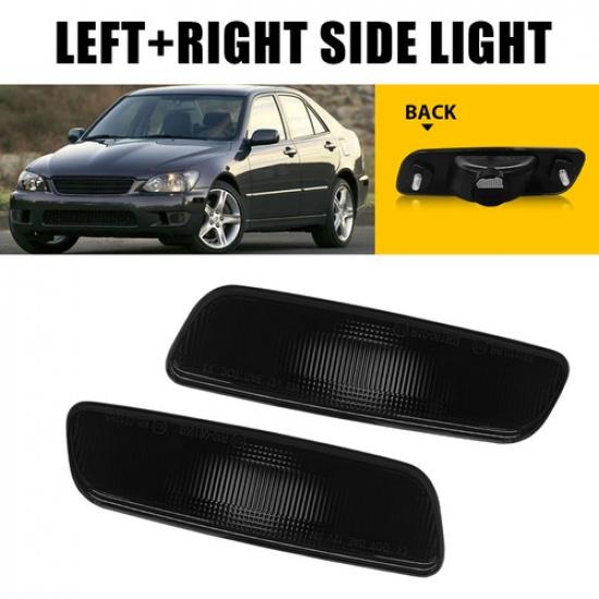 

Smoked Front Side Marker Parking Light Housings For Lexus Toyota Prius Scion xA